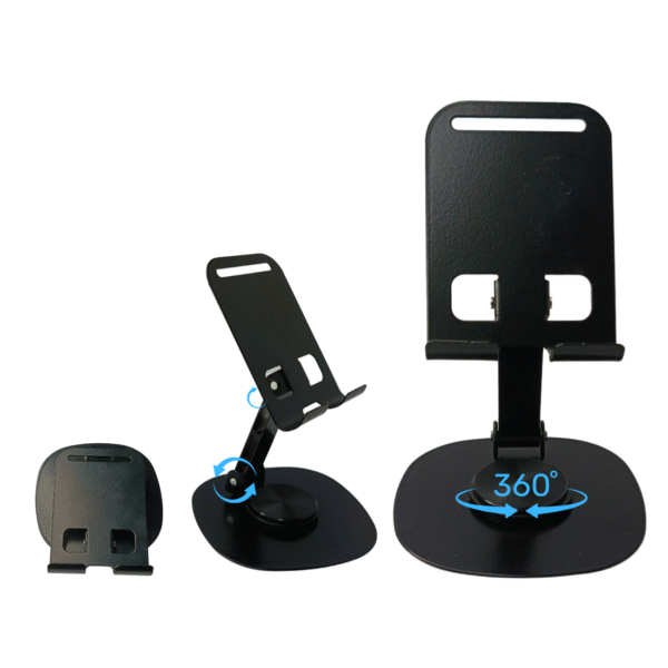 360° Adjustable Universal Mobile Stand Holder – Sturdy & Flexible Design for Desk and Home Use