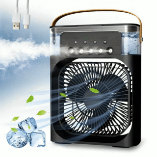 Mini Cooling Fan – Personal Portable Air Cooler & Mini Air Conditioner for Home, Office & Travel