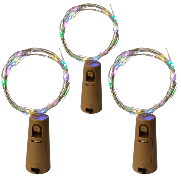 Cork Bottle String Lights with 20 LEDs - Image 4