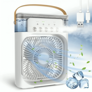 Mini Cooling Fan – Personal Portable Air Cooler & Mini Air Conditioner for Home, Office & Travel (Copy)