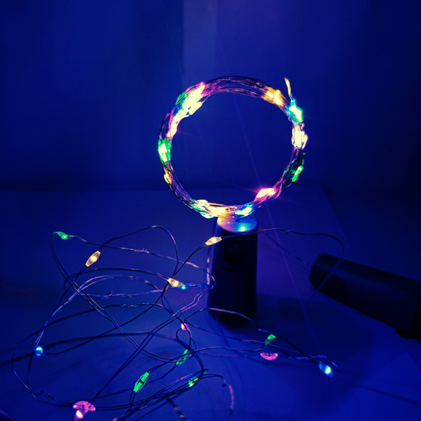 Cork Bottle String Lights with 20 LEDs - Image 2