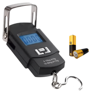 Portable Luggage Weighing Scale – 50kg Capacity Digital Hanging Weight Machine
