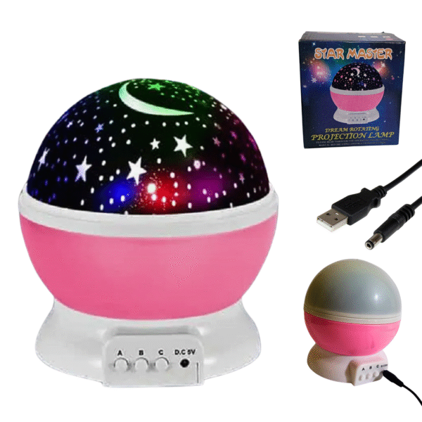 360° Rotating Star Master Galaxy Projector Lamp