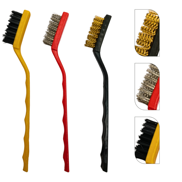 3-Piece Wire Brush Set – Multi-Surface Cleaning Brushes