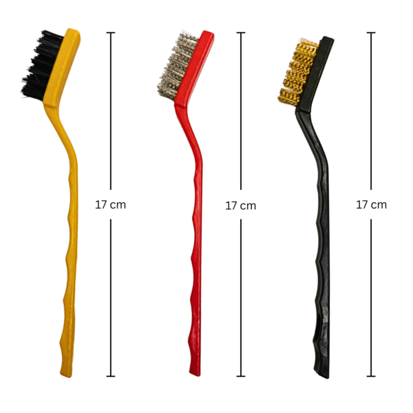 3-Piece Wire Brush Set – Multi-Surface Cleaning Brushes - Image 3