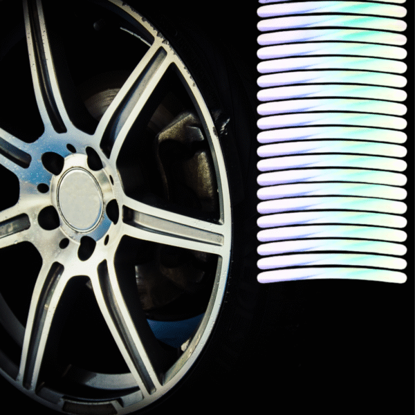 Car Wheel Rim Stickers – Waterproof & Durable Stickers for Stylish Look