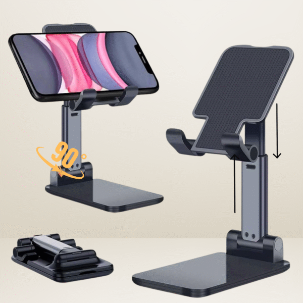 Adjustable & Folding Mobile Stand for Smartphones - Image 2