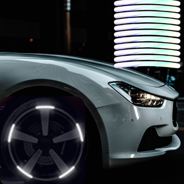 Car Wheel Rim Stickers – Waterproof & Durable Stickers for Stylish Look - Image 2